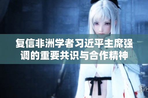 复信非洲学者习近平主席强调的重要共识与合作精神