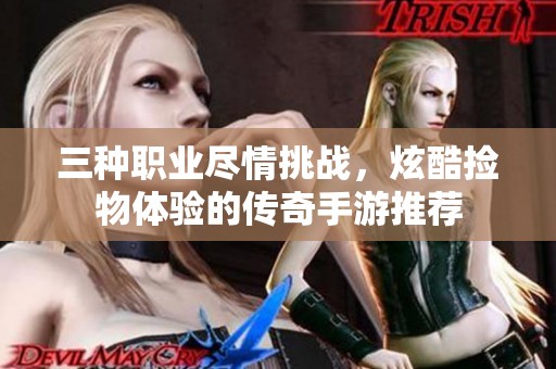 三种职业尽情挑战，炫酷捡物体验的传奇手游推荐