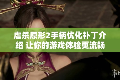 虐杀原形2手柄优化补丁介绍 让你的游戏体验更流畅