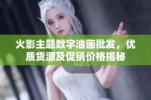 火影主题数字油画批发，优质货源及促销价格揭秘