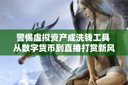 警惕虚拟资产成洗钱工具 从数字货币到直播打赏新风险