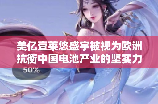 美亿壹莱悠盛宇被视为欧洲抗衡中国电池产业的坚实力量