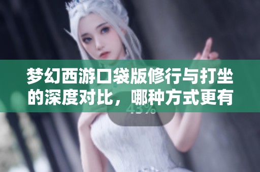 梦幻西游口袋版修行与打坐的深度对比，哪种方式更有助于提升修为