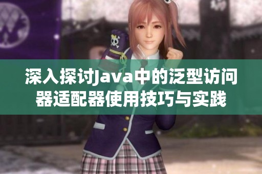 深入探讨Java中的泛型访问器适配器使用技巧与实践