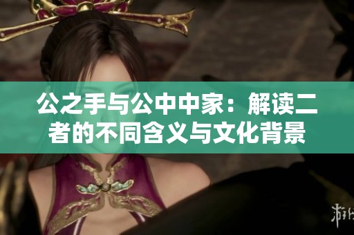 公之手与公中中家：解读二者的不同含义与文化背景