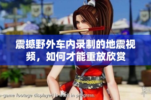 震撼野外车内录制的地震视频，如何才能重放欣赏