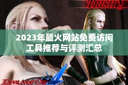 2023年最火网站免费访问工具推荐与评测汇总