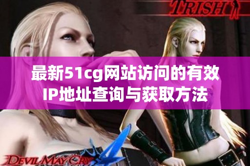 最新51cg网站访问的有效IP地址查询与获取方法