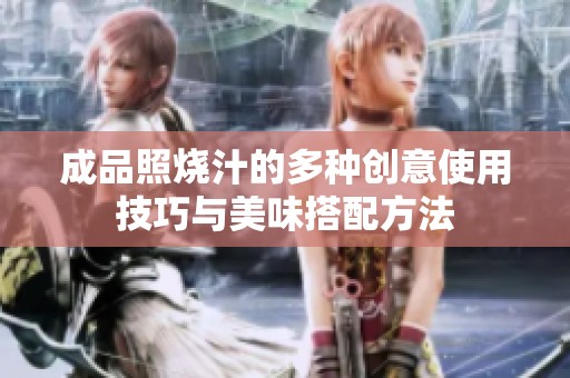 成品照烧汁的多种创意使用技巧与美味搭配方法