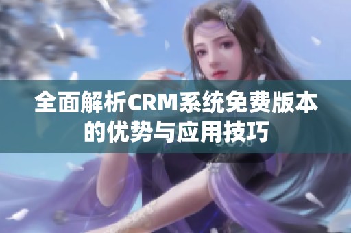 全面解析CRM系统免费版本的优势与应用技巧