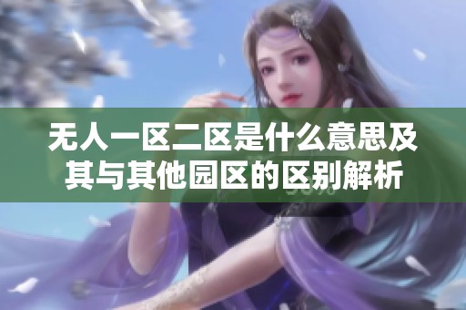 无人一区二区是什么意思及其与其他园区的区别解析
