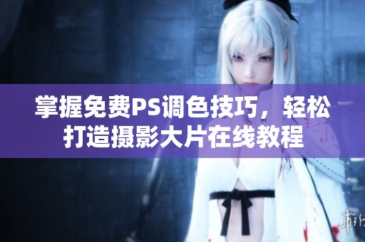 掌握免费PS调色技巧，轻松打造摄影大片在线教程
