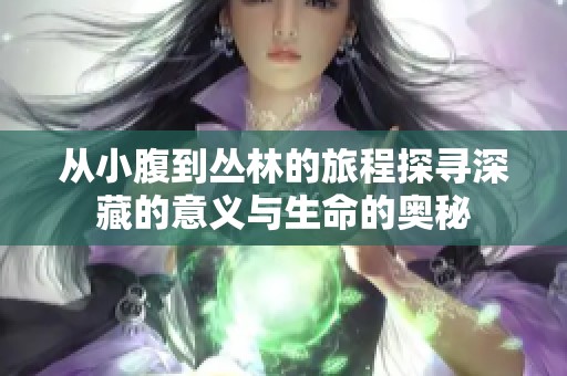 从小腹到丛林的旅程探寻深藏的意义与生命的奥秘
