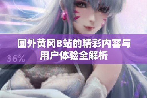 国外黄冈B站的精彩内容与用户体验全解析