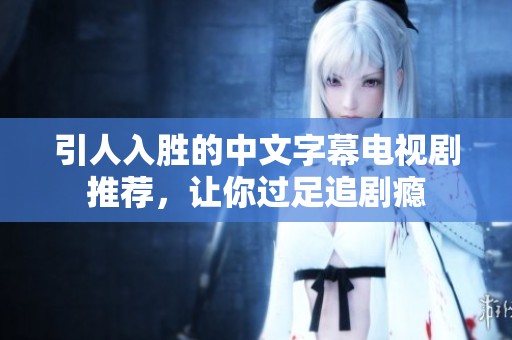 引人入胜的中文字幕电视剧推荐，让你过足追剧瘾