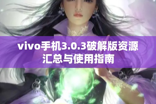 vivo手机3.0.3破解版资源汇总与使用指南