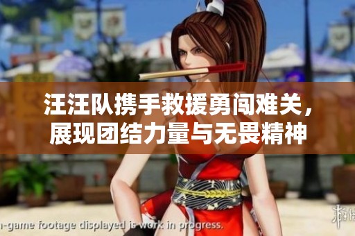 汪汪队携手救援勇闯难关，展现团结力量与无畏精神
