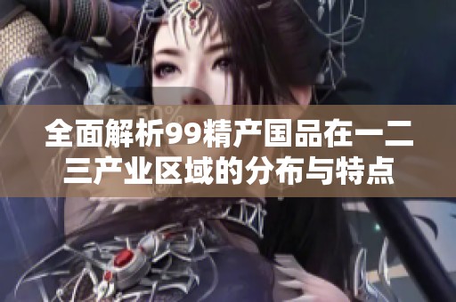 全面解析99精产国品在一二三产业区域的分布与特点