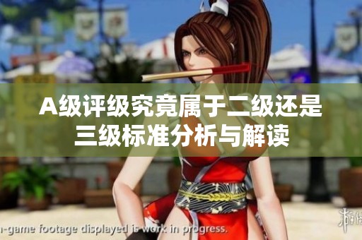 A级评级究竟属于二级还是三级标准分析与解读
