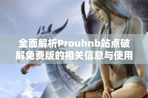 全面解析Prouhnb站点破解免费版的相关信息与使用技巧