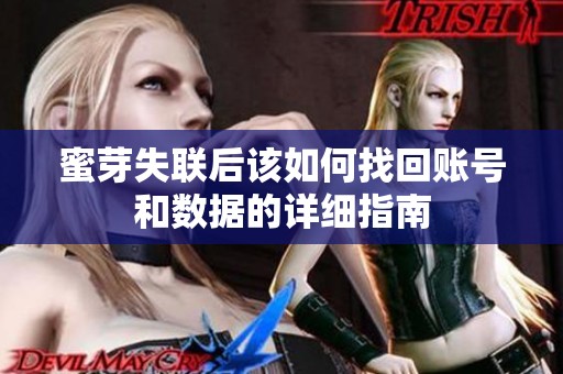 蜜芽失联后该如何找回账号和数据的详细指南