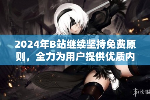 2024年B站继续坚持免费原则，全力为用户提供优质内容