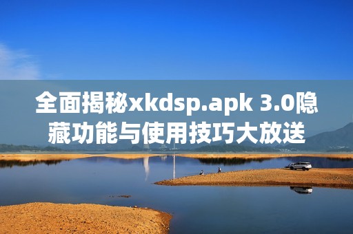 全面揭秘xkdsp.apk 3.0隐藏功能与使用技巧大放送
