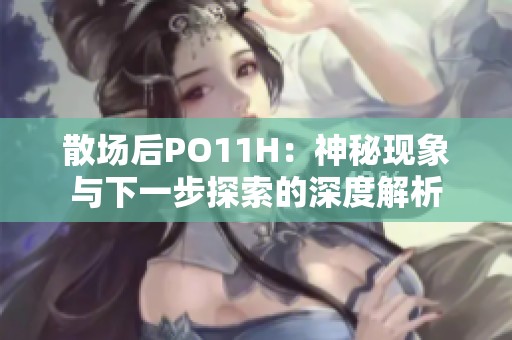 散场后PO11H：神秘现象与下一步探索的深度解析