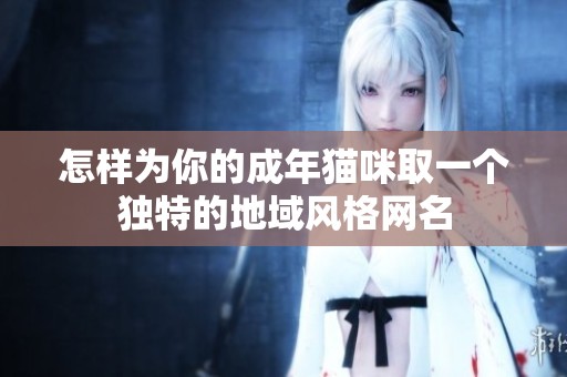 怎样为你的成年猫咪取一个独特的地域风格网名