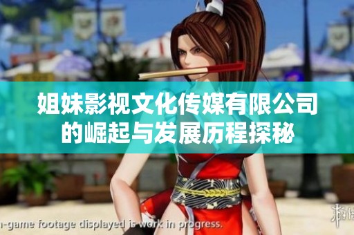 姐妹影视文化传媒有限公司的崛起与发展历程探秘