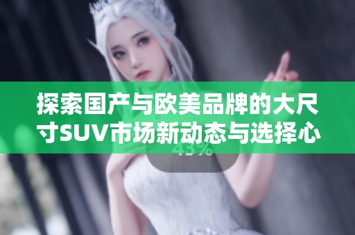 探索国产与欧美品牌的大尺寸SUV市场新动态与选择心得