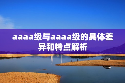 aaaa级与aaaa级的具体差异和特点解析