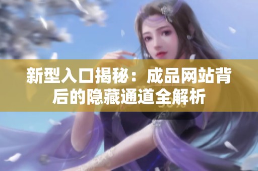 新型入口揭秘：成品网站背后的隐藏通道全解析