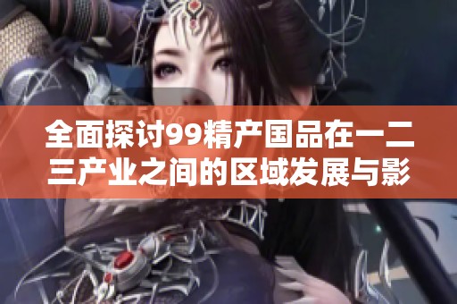 全面探讨99精产国品在一二三产业之间的区域发展与影响