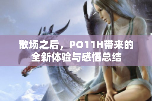 散场之后，PO11H带来的全新体验与感悟总结
