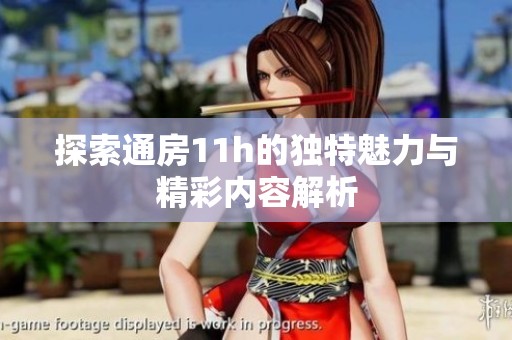 探索通房11h的独特魅力与精彩内容解析