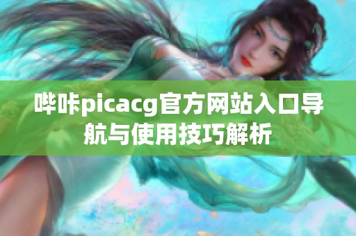 哔咔picacg官方网站入口导航与使用技巧解析