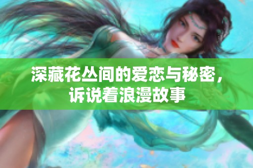 深藏花丛间的爱恋与秘密，诉说着浪漫故事