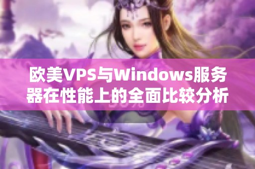欧美VPS与Windows服务器在性能上的全面比较分析
