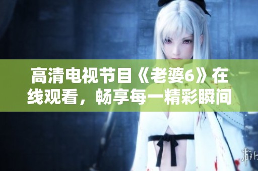 高清电视节目《老婆6》在线观看，畅享每一精彩瞬间