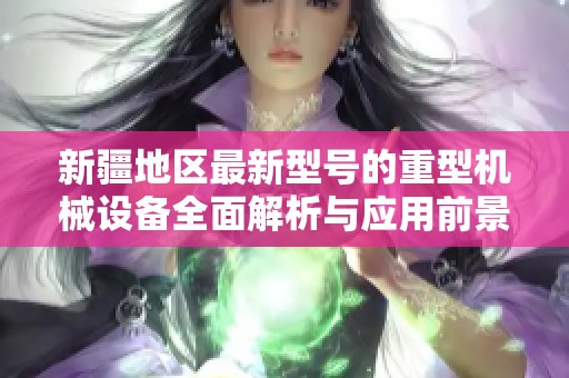 新疆地区最新型号的重型机械设备全面解析与应用前景