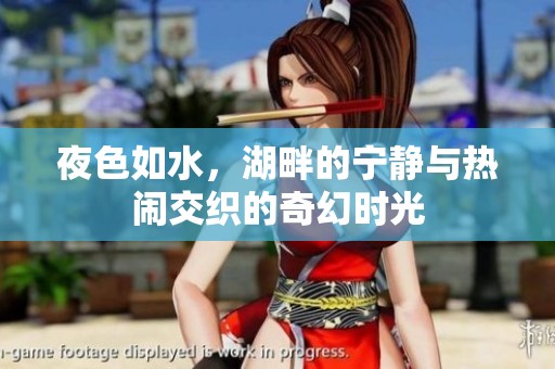 夜色如水，湖畔的宁静与热闹交织的奇幻时光