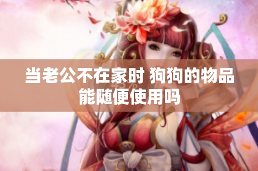 当老公不在家时 狗狗的物品能随便使用吗