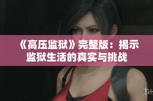 《高压监狱》完整版：揭示监狱生活的真实与挑战