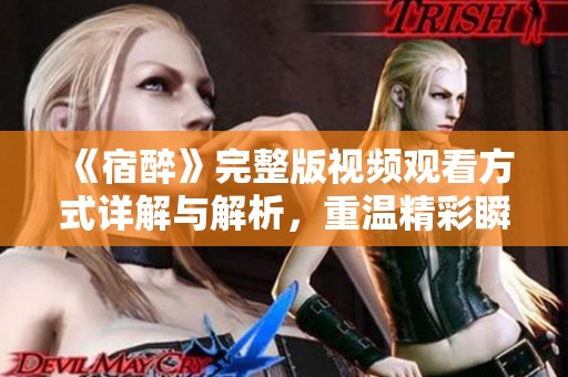 《宿醉》完整版视频观看方式详解与解析，重温精彩瞬间