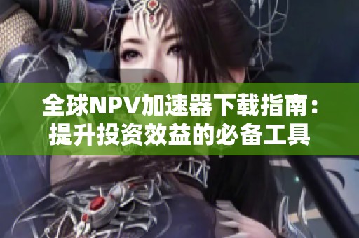 全球NPV加速器下载指南：提升投资效益的必备工具