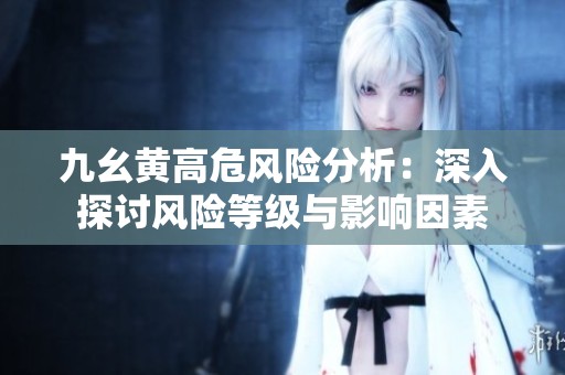 九幺黄高危风险分析：深入探讨风险等级与影响因素