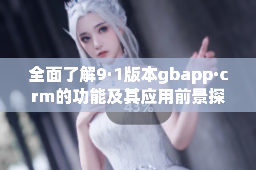 全面了解9·1版本gbapp·crm的功能及其应用前景探讨