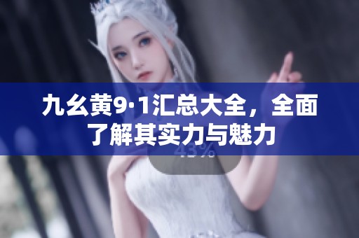 九幺黄9·1汇总大全，全面了解其实力与魅力