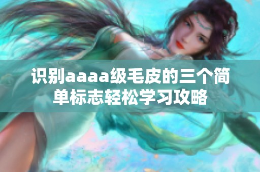 识别aaaa级毛皮的三个简单标志轻松学习攻略